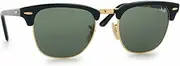 [Ray-Ban] Ray Ban RB2176 Folding Clubmaster 901 Shiny Black Sunglasses 51mm