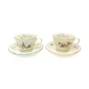 Peter Rabbit Tea Cup Pair Cups & Saucers Set 220ml Yamaka Japan PR650-1