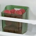 Egg Storage Box Large Capacity Prevent Mess Refrigerator Side Door Egg Storage