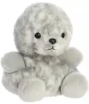 Aurora Palm Pals Marina Harbor Seal Grey 5" #33854 Plush Stuffed Animal Toy