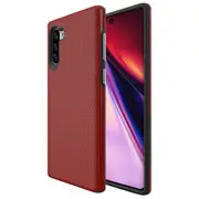 For Samsung Galaxy Note 10 Armour Case Shockproof Slim Elegant Back Cover Red