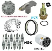Tune Up Kit Filters Cap Wire Spark Plugs For FORD ELITE V8 7.5L 1975-1976 (for: Ford)
