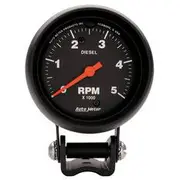 Autometer Z-Series Diesel Tachometer Pedestal Mount - 5,000 RPM, 2 5/8 Inch, AU2888