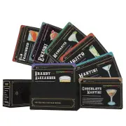 Cocktail Cards 100 Cocktail Recipes to Master Cocktails in Bartender Flashcards