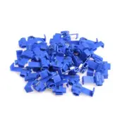 50 Pcs Lock Wire Electrical Cable Connector Quick Splice Terminal Crimp