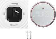 Smart Home Thermostat LED Display Programmable Floor Heating Controller for Household Appliances AC (White)
