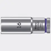 Wera 004538 Deep Socket, 16 x 3/8"