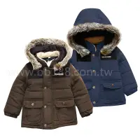 在飛比找蝦皮購物優惠-冬季款成本出清☆╮保暖帥氣禦寒款內裡鋪棉男童連帽外套(全新)