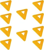 Frediuo 10Pcs Soccer Training Cones Soccer Triangle Training Cones Agility Soccer Cones Disc Cones for Games Yard Motorcycle Traffic