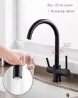 3 Way Black Kitchen Tap RO Filter Tap