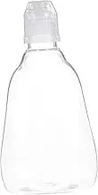 Cabilock Clear Plastic Honey Squeeze Bottle Condiment Container with Flip Cap for Sauces Salad Dressings and Syrups Portable Design for Easy Squeezing and Freshness Retention