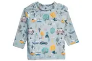 Nestling: Swim Rash Vest - Dogs on Holiday (3-4 years)