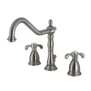 Kingston Brass KS199.TX French Country 1.2 GPM Widespread - Nickel