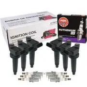 Hitachi 6 Ignition Coil NGK 6 RutheniumHX Spark Plugs Kit For Lexus Toyota 1MZFE (for: Lexus)