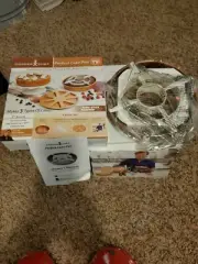 COPPER CHEF PERFECT CAKE PAN:FREE SHIPPING