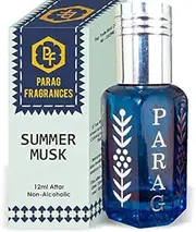 Parag Fragrances Summer Musk Attar 1 Tola / 12ml (Crystal Series) (Limited Time Launching Offer Pack) Natural Distiled Attar/Alcohol Free Attar/Long Lasting Attar