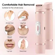 Dual-Head Electric Shaver Painless Women's Epilator Bikini Hair Removal Device
