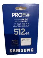 NEW Samsung PRO Plus + Adapter microSDXC 512GB sealed!!!