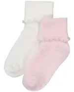 Girls 2Pk Glitter Socks