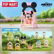 Authentic POP MART Disney Mickey and Friends Swing Confirme Blind Box Figure Toy