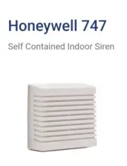 HONEYWELL 747 HOME SELF-CONTAINED DUAL-TONE INDOOR SIREN 105dB *NEW*