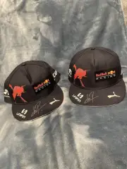 Sergio Perez Autographed caps