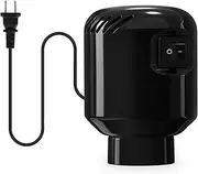BAMCOO Electric Pump for Vacuum Storage Bags, Black, ABS Material, Electric Vacuum Pump, Portable Vacpack Air Pump, Compression Clothing Blanket Luggage, Storage Bag Not Included