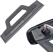 Windshield Squeegee | Car Snow Scraper - Streak-Proof Non-Scratch Scrubber for Solar Panel Skylight Home Exterior High-Rise Glass Commercial Mirror RV Boat