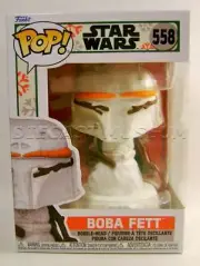 BOBA FETT #558 BOBBLE-HEAD STAR WARS SNOWMAN FUNKO POP 2022