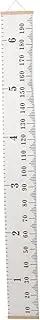 VANZACK 1Pc Height Measurement Ruler Style Canvas Growth Chart for Home Decor Adorable Wall Hanging for Tracking Height Nursery Bedroom Store