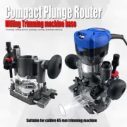Compact Aluminum Plunge Router Bracket Milling Trimming Machine Base Trimming Mi