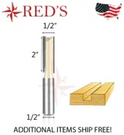 Tideway Carbide PRO LC01033288 1/2" X 2" Long Straight router bit 1/2 shank