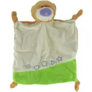 Ganz 9 Inch Rattle Plush Tangerine Teddy Bear Mini Blanket