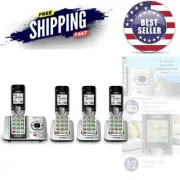 Digital DECT 6.0 Phone System 4 Handsets Caller ID Call Waiting Voice Mail