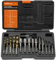 Set De Extractores De Tornillos Faciles De Usar Kit De Extraccion Depernos Rotos