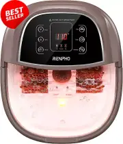 Foot Spa Bath Massager Heated Foot Spa Massage Rollers, Jets & Infrared Therapy