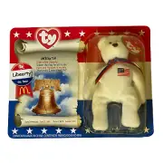 Libearty The Bear TY Beanie Baby With Box & Tag Sealed