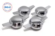 Zenith Smooth Chrome Knock-Off Spinners for Lowrider Wire Wheels (M)