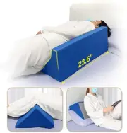 Bed Wedge Pillow for Sleeping Seniors Incline Triangle Pillow Adults Post Surger