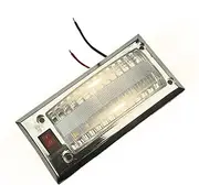 Led Dome Light - Led Flush Wall Ceiling | Dome Bulkhead Light Fitting | Ultra Bright Rv Roof Ceiling Interior Dome Light - 12v-24v On/off Button Car Reading Lamp for Van Truck Lorry Motorhome