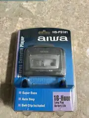AIWA Walkman HS-PS181 Stereo Radio Cassette Tape Player w/ HP-M028 New In Pack