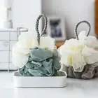 Bath Scrub Sponge-Double Ball Soft Foaming Body Back Clean Brush Accessories 1PC