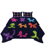 Dogs Shape Balloons Coverlet