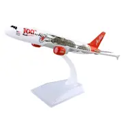 1/400 Scale Airbus Asia Dragon 320 A320 100th Alloy Plane Model Souvenir Gift d