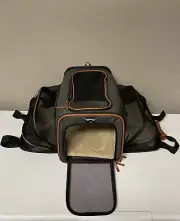 Pet Peppy Airline Approved 2-Side Expandable Pet Carrier - Dark Gray 18”x28”x12”