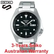 SEIKO 5 SPORTS AUTOMATIC 41-HOUR MEN WATCH SRPE55 SRPE55K1 BLACK 3-YEAR WARRANTY