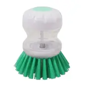 Morgan Palm Dish Brush With Soap Dispenser