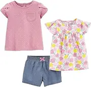 [Simple Joys by Carter's] baby-girls 3-piece Playwear Set