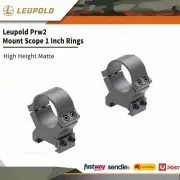 Leupold Prw2 1 In Scope Mount High Rings Matte Black #le174082