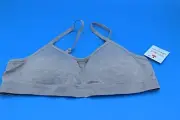 Cat And Jack Seamless Bra Girls Gray Size Medium Pull Over Adjustable Strap